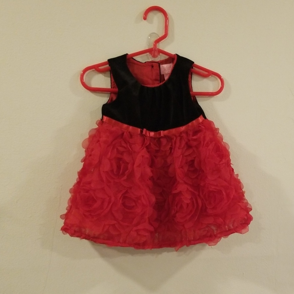 🎉 Children's Place 6-9mo Holiday Flower Dress